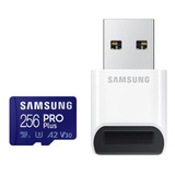 Samsung Pro Plus Memoria Micro Sd 256 Gb Clase 10 160mb/s 4k
