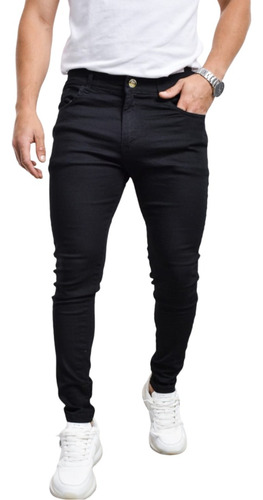 Jean Chupin Elastizado Pantalon Hombre Maxima Calidad 