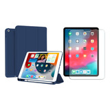 Forro Case Con  Espacio Lapiz Para iPad Air 3 Gen + Vidrio