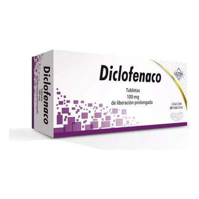 Diclofenaco Ultra Caja 100 Mg 20 Tabletas | MercadoLibre