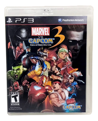 Marvel Vs Capcom 3 Fate Of Two Worlds Ps3 Mídia Física