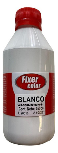 Tinta Para Cuero Y Cuerina Fixer Color Por 1/4 Blanco