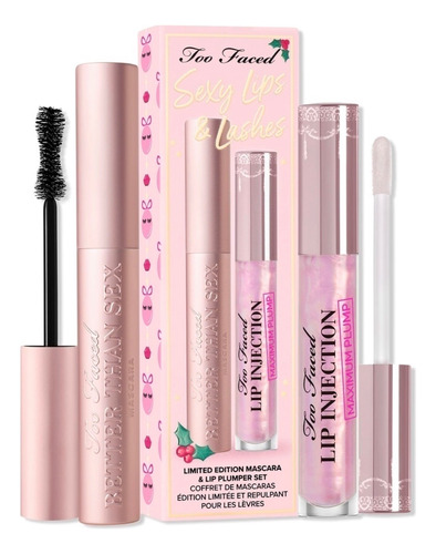 Too Faced - Mascara Better Than Sex & Lip Injection Maximum 