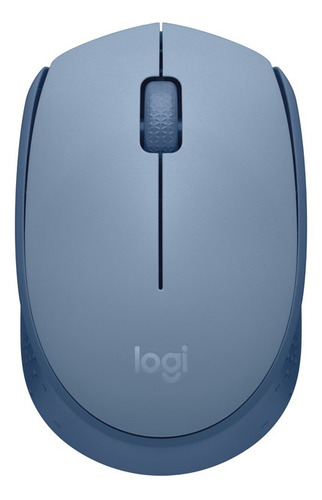 Mouse Ergonómico Logitech Óptico M170 Inal Usb 1000dpi Azul