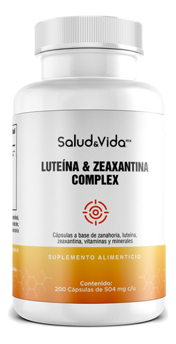 Complejo De Luteina Y Zeaxantina 200 Cáps Suplemento Focus