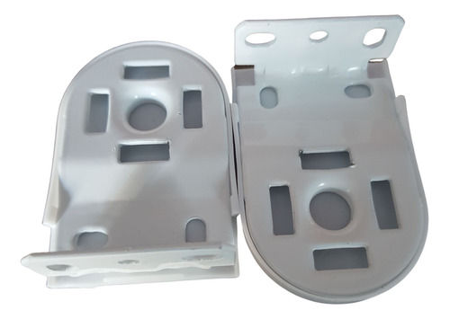 2 Pares De Suporte Lateral C/capa Plastica-cortina Rolo