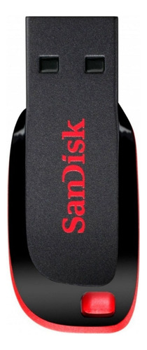 Pendrive Sandisk Cruzer Blade 16gb 2.0 Rojo/negro