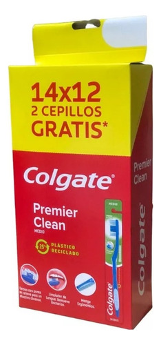 Cepillos De Dientes Colgate Premier Clean Caja X 84 Un.