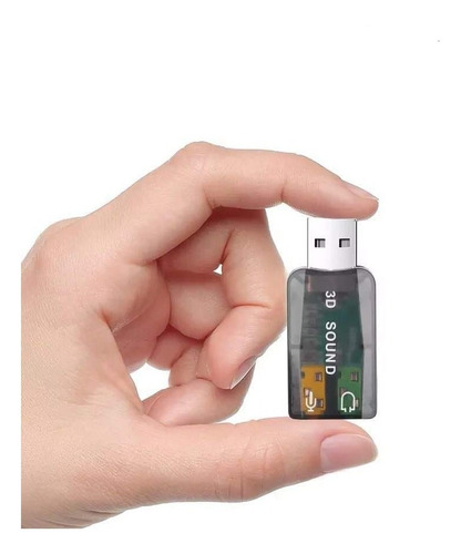 Tarjeta De Sonido Externa Usb · Audio 5.1 Virtual 