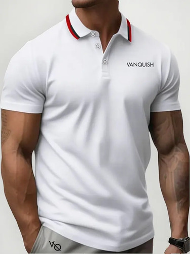 Playera Tipo Polo Moda Casual Vanquish V Q Calidad 701016gyk | Envío gratis