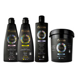 Kit Arvensis Cachos Shampoo Co Wash Ativador Masc Ondulados