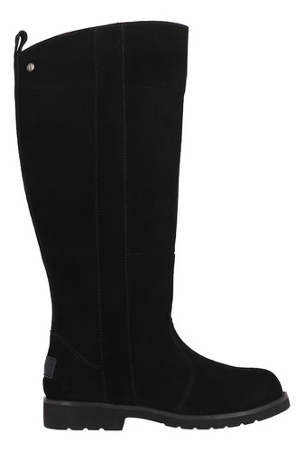 Bota Bamers Malaga High Cuero Mujer Negro