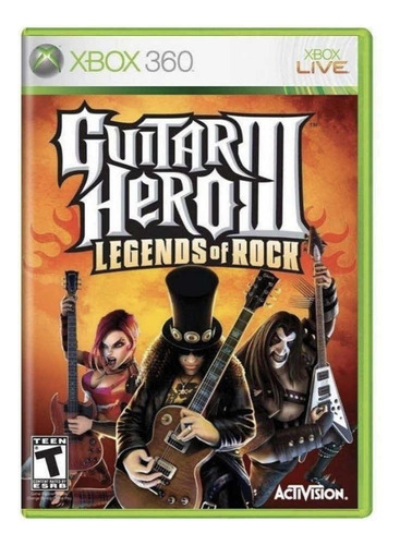 Jogo Guitar Hero 3 Legends Of Rock Xbox 360 Original Fisico