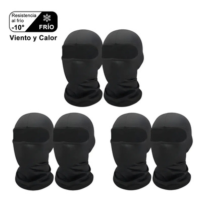 Balaclava 6 Pack Full Pasamontañas Militar Táctico Bandana Liso Negro,Balaclava para el Sol, Protección UV y Transpirable, Pasamontanas para Moto, Ciclismo, Senderismo y Esquí Marca Fopnew | MercadoLibre