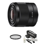 Sony Fe 28mm F/2 Lente With Uv Filter Kit