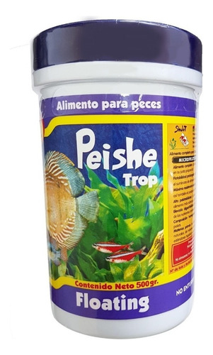 Alimento Shulet Peishe Trop 500 G Flote P/ Peces Tropicales