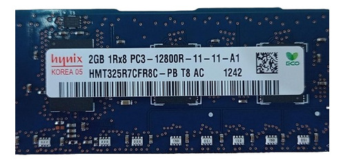 Memória Hynix 2gb 1rx8 Pc3-12800 Hmt325r7cfr8c-pb