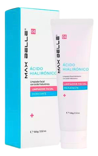 Limpiador Facial Hidratante Max Belle Acido Hialuronico 100g