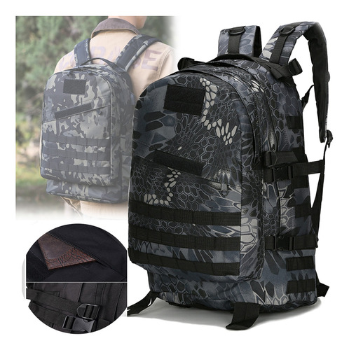 Mochila Tactica Camping Militares Impermeable Gran Capacidad