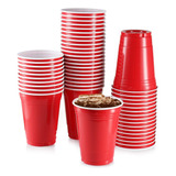 Vasos De Plástico Rojos Starmar, [paquete De 100] Vasos Dese