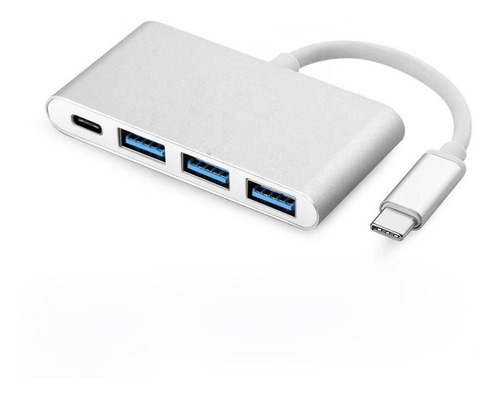 Adaptador Hub Usb C A Usb 3.1 X 3 | Pc | Macbook  | Carga C