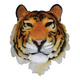 Figura Cabeza De Tigre De Bengala Para Pared En Resina