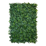 Placa De Grama Sintética Folhagem Mista Muro Verde 60x40cm