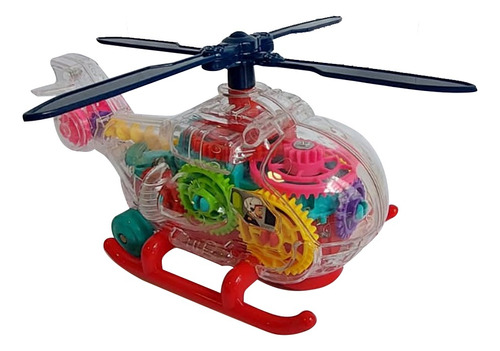 Helicóptero A Pilas Con Luces Y Sonidos Infantil Juguete 