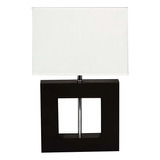 Lámpara De Mesa Mezza Acabado Negro Blanco 60w E27 Tecnolite Estructura Negro/blanco Pantalla Negro/blanco