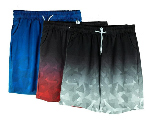 Pack 2 Shorts Deportivos Playa Nada Secado Rápido Diseño