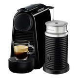 Cafetera Nespresso Essenza Mini Piramidal Negro + Aeroccino