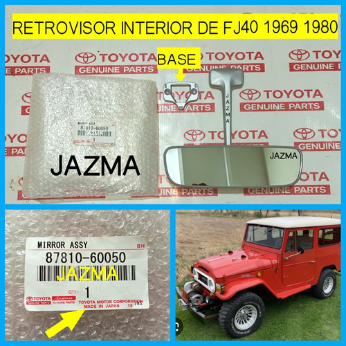  Retrovisor Interno Fj40 1969 1980 Original Toyota   Foto 2