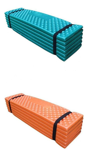 2 Uds Portátil Plegable Al Camping Mat Picnic Almohadillas