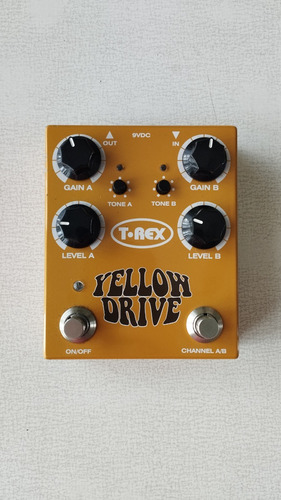 Pedal Overdrive T-rex Yellow Drive Doble Tipo Rat