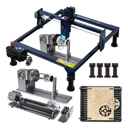 Máquina De Grabado Láser Atomstack A10 Pro+rodillo+tablero
