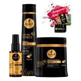 Kit Haskell Cavalo Forte Sh 500ml Máscara 500g + Selante