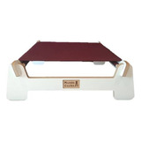 Cama Catre Para Mascotas Perro Gato Camita Madera 45 X 45 Cm