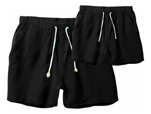 Kit Pai E Filho: Shorts De Linho Confortáveis E Estilosos