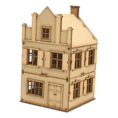 Modelo De Escena De Modelo De Construcción Europeo A Escala  | Envío gratis