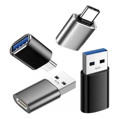 4 Piezas Adaptador Otg Tipo C A Usb 3.0 5gbps Hyuafdd | Meses sin interés