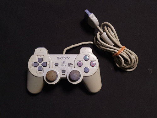Control Sony Playstation Dualshock 1 Ps1 Blanco A
