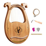 Juego De 3 Púas Para Pegatinas Lyre Harp Key C