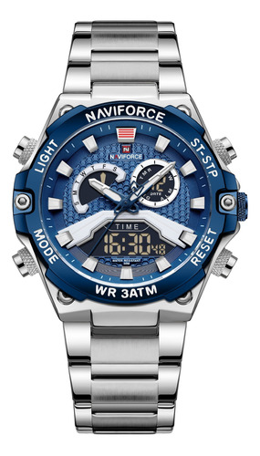 Reloj Naviforce Originales Acero Lnoxidable Black Nf9073m 
