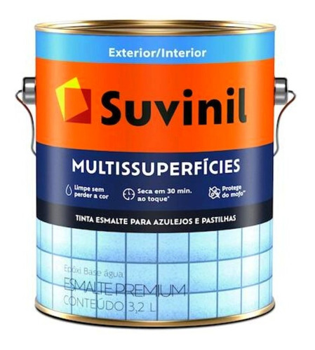 Tinta Epóxi Multissuperfícies Acetinado 3,2l Suvinil - Cores