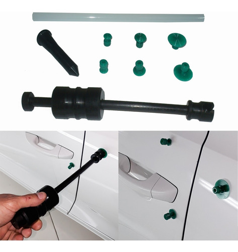 Kit Saca Bollos Universal Liviano Abolladuras Granizo Garage