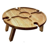 Sa Bandeja De Comida De Mesa Plegable Pequeña De Madera