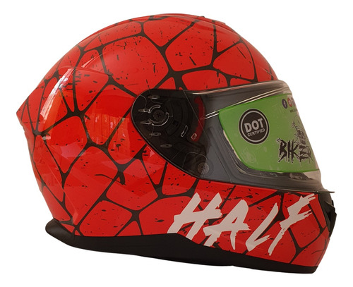 Casco Half Spider Web Integral Certificado Dot