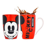 Taza Para Cafe Disney Mickey Minnie Mouse Porcelana 500ml Personaje Mickey Mouse