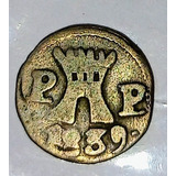 Moneda De Cordoba 1/4 Real Plata 1839 A18 R11 Vf