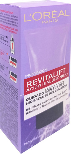 Crema Día L'oréal Paris Revitalift Ácido Hialurónico 25 Ml 